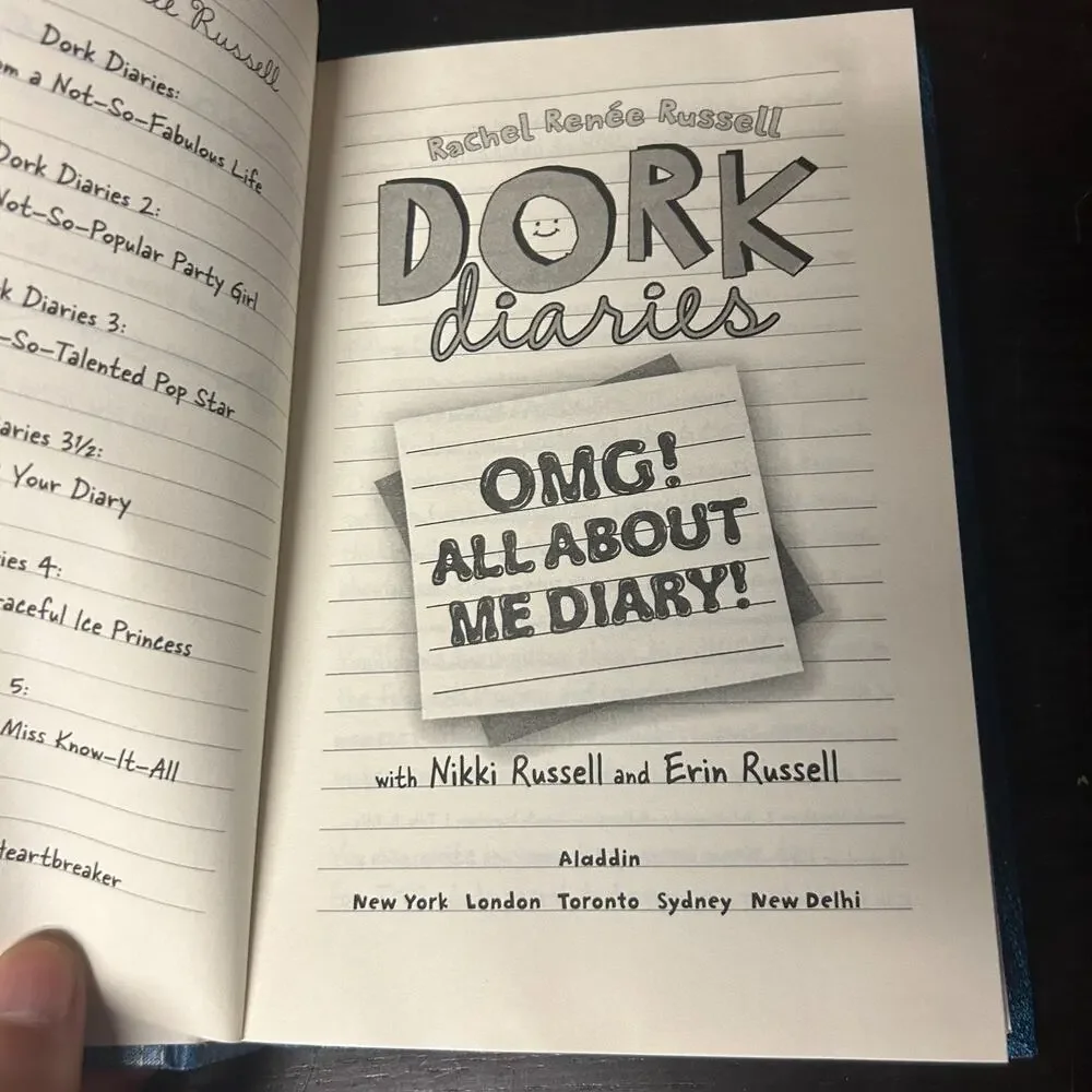 Dork Diaries OMG! : All about Me Diary! by Rachel Renée Russell 2013
